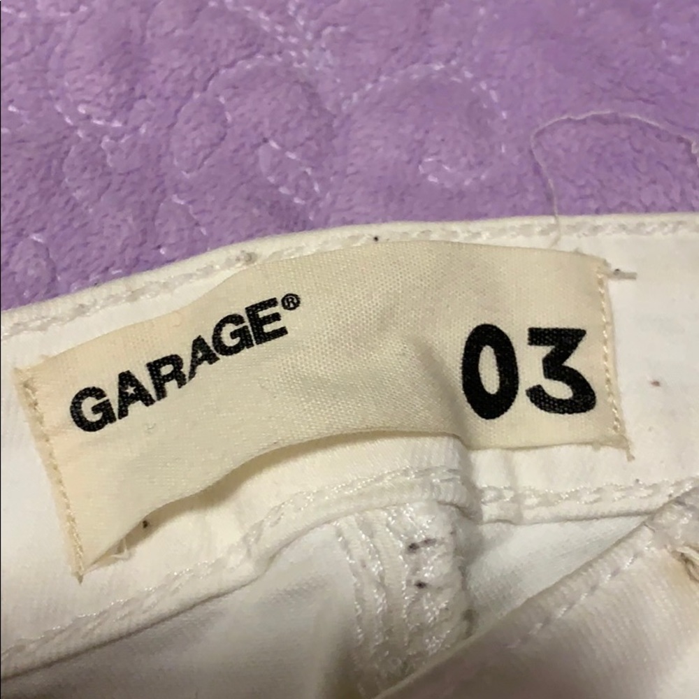 Garage High Rise White Ripped Jeans - Picture 3 of 4